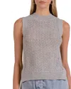 Elan Wool-blend Top In Gray