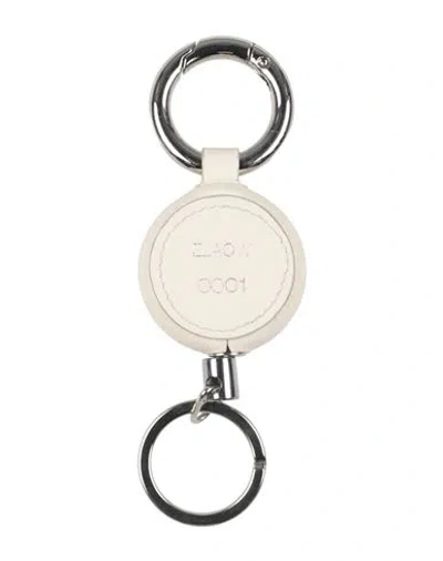 Elaow Man Key Ring Ivory Size - Leather, Metal