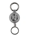 Elaow Man Key Ring Silver Size - Leather, Metal