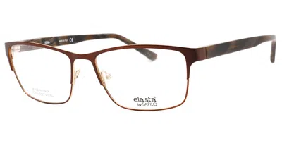 Elasta E 3123 0aai Men's Glasses Brown Size 57 - Free Lenses - Blue Light Block Available