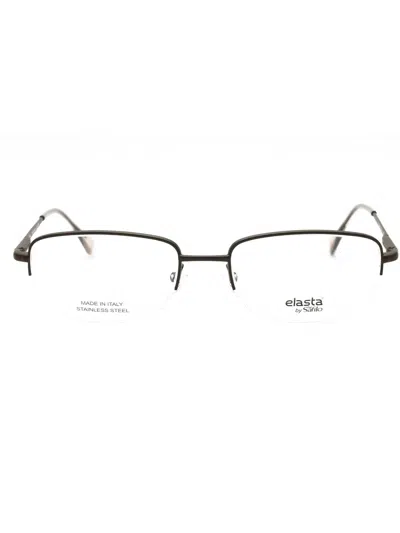Elasta E 7244 Eyeglasses In Antique Brown / Clear