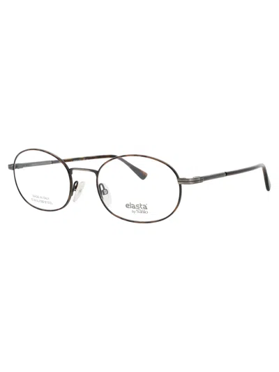 Elasta E 7247 Eyeglasses In Havana Grey - Demo