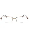 Elasta E 7249 Retro Rectangular Men's Eyeglasses In Multi
