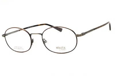 Elasta E7247 Oval Metal Eyeglasses In Gray