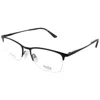 Elasta Men's Black Rectangular Eyeglass Frames -e-7253-0003-53
