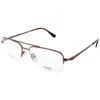 Elasta Men's Brown Rectangular Eyeglass Frames E 7251