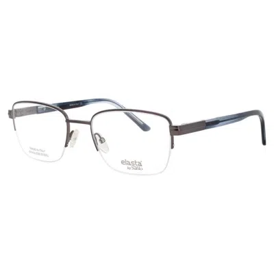 Elasta Men's Grey Rectangular Eyeglass Frames E3127hwj53