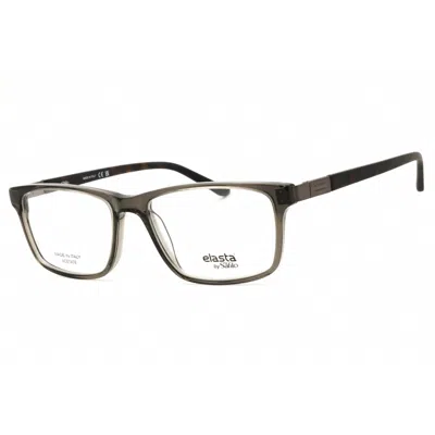 Elasta Men's Grey Rectangular Sunglasses E3132 In ["grey"]