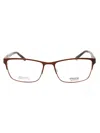 Elasta Men's Rectangular Metal Eyeglasses - Model E 3123 In Pattern