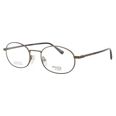 Elasta Men's White Rectangular Eyeglass Frames E72474in51