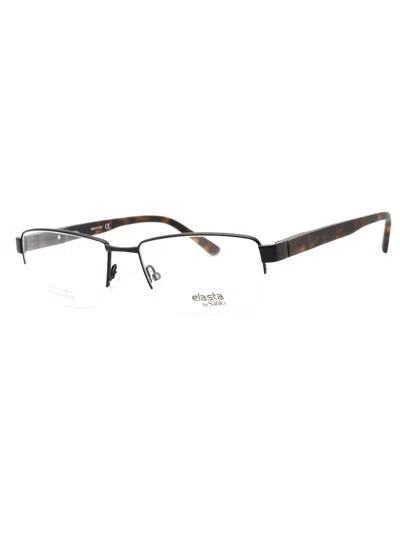 Elasta Rectangular Eyeglasses For Men - E 3122 In Gold
