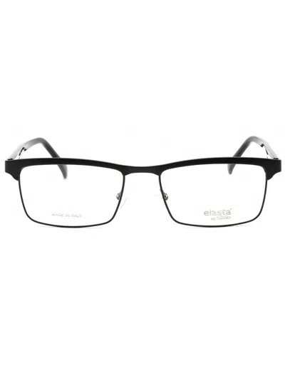 Elasta Rectangular Eyeglasses For Men - Model E 7241 In Black