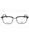 Elasta Rectangular Men's Eyeglasses - E 8008 Size 8008 In Metallic