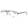 Elasta Unisex Brown Rectangular Eyeglass Frames -e-7246-09q-56