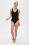 Elastique Athletics Adorn Bodysuit In Black