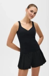 Elastique Athletics Iconic Microperle Tank In Black