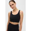 Elastique Athletics Lisse Bra In Black