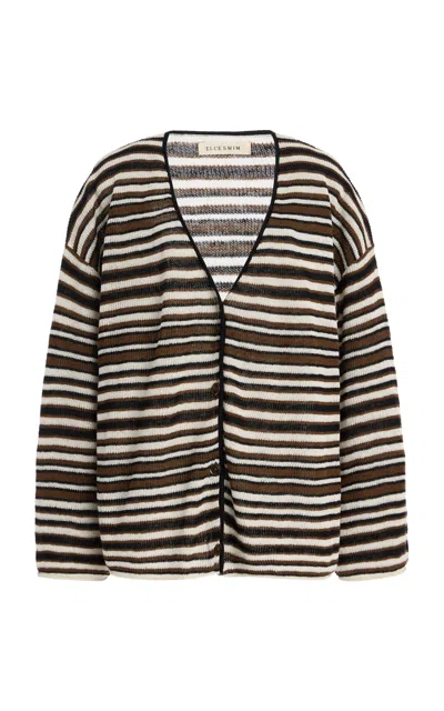 Elce Aura Striped Linen Shirt