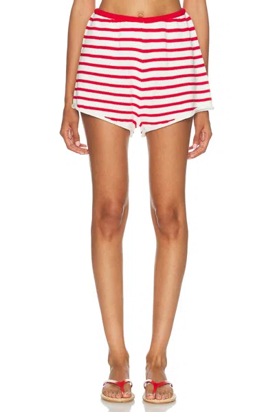 Elce Cordelia Short In Scarlet Stripe