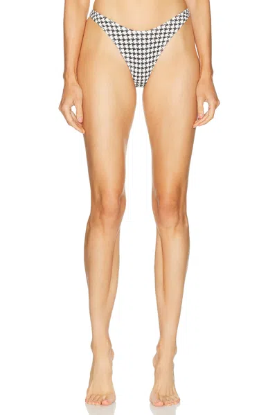 Elce Escape Cheeky Bikini Bottom In White