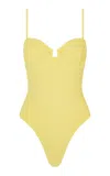 Elce Exclusive Escape Underwire One-piece Swimsuit In Yellow