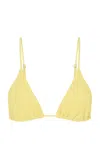 Elce Exclusive Riviera Kaia Bikini Top In Yellow