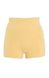 Elce Exclusive Riviera Sol Knit Shorts In Yellow