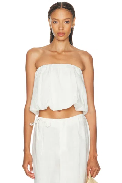 Elce Gaia Strapless Top In Seafoam