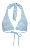 Elce Ira Bikini Halter Top In Animal Print