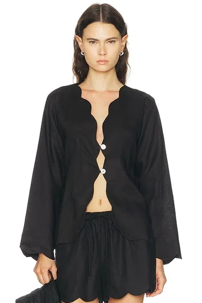 Elce Kai Button Up Shirt In Noir