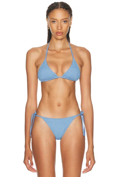 Elce Koa Bikini Top In Denim