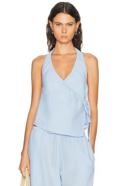 Elce Lola Halter Top In Sky