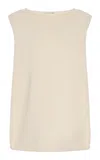 Elce Manon Knit Cotton Top In Ivory