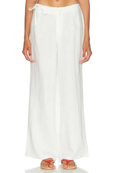 Elce Maris Wide Leg Pant In Salt