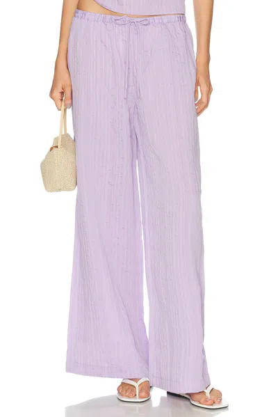 Elce Orta Pant In Lilac Stripe