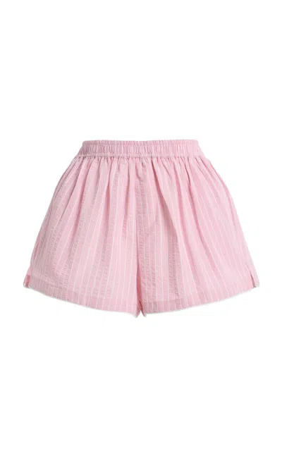 Elce Sabine Cotton-blend Shorts In Pink