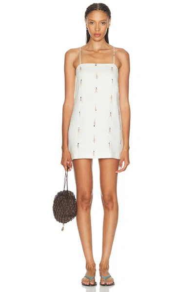Elce Siren Mini Dress In Cerulean