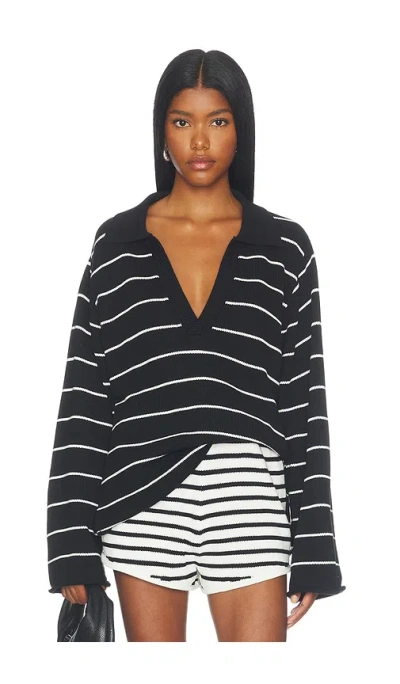 Elce Umi Jumper In Black & White