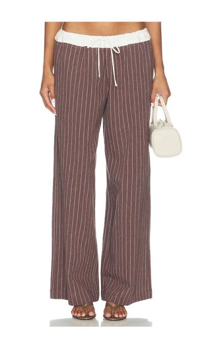 Elce Verci Pant In Brown