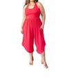 Eldridge Good Idea Jumpsuit In Red In Pink