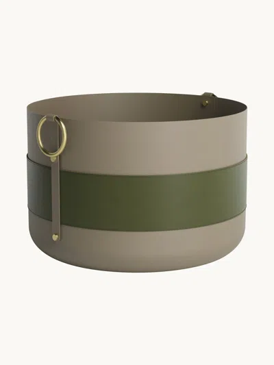 Eldvarm Emma Basket Xl Olive In Green