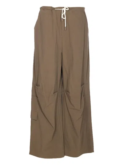 Ele Drawstring-fastening Trousers In Brown