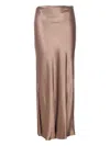 Ele Flared Fitted Skirt In Brown