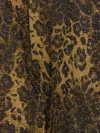 Ele Leopard-print Pleated Trousers In Brown