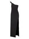 Ele One-shoulder Maxi Dress In Black