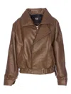 Ele Zip-up Bomber Jacket In Brown