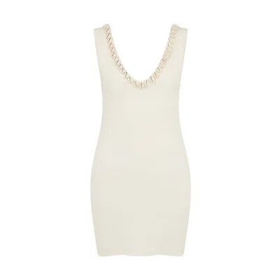 Electra Women's White Lokan Short Shell Dress