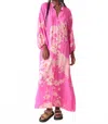 Electric & Rose Anabelle Maxi Dress In Magenta Ice In Pink