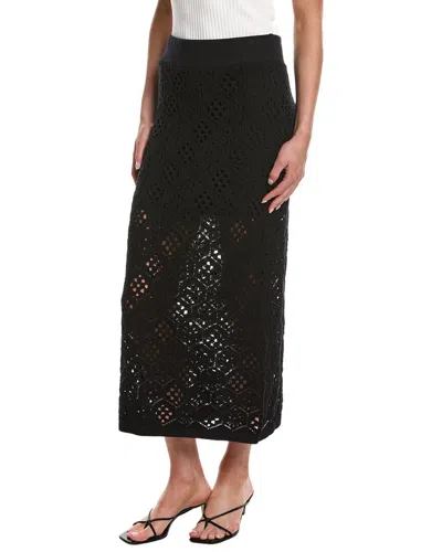 Electric & Rose Angelina Midi Skirt In Black