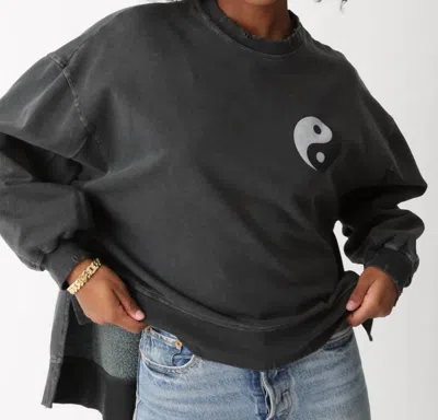 Electric & Rose Apollo Sweatshirt In Onyx In Gray